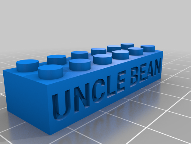 oncle haricot personnalisé 3D print model - Mito3D