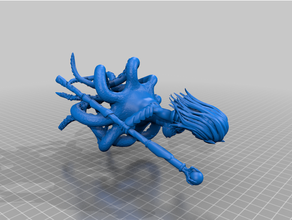 squid witch 3d print model - Mito3D
