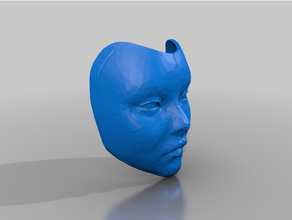 geisha mask - ghost shell gubbins covid covid-19 3d print model - Mito3D