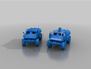 atv - scifi vehicle gaslands 40k 3d print model - Mito3D