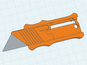 utilidad cuchillo legal bolsillo razón maquinilla afeitar saef seguro seguridad resbalón Junta deslizante herramienta 3d print model - Mito3D