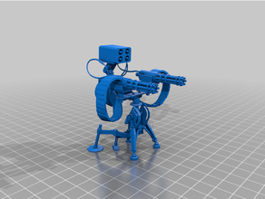 squadra fortezza 2 livello 3 sentinella pistola torretta tf2 valvola 3d print model - Mito3D