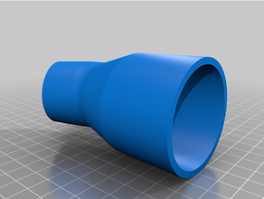 air exchanger adapter 225 customized 3d print model - Mito3D