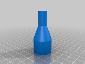 customized simple pipe reducer - 3d print model - Mito3D