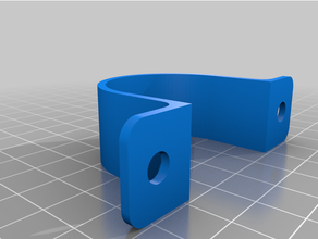 saddle clamp 36mm customized 3d print model - Mito3D
