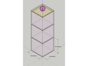 stackablebox box case stackable 3d print model - Mito3D