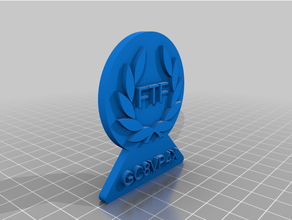 gc8vp4x ftf geocoin customized 3d print model - Mito3D