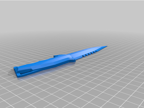 valorant - prism knife splitted resized knife prism riot games valorant 3d print model - Mito3D