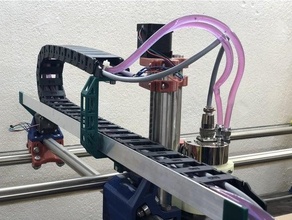 mpcnc soporte cadena arrastre 45 25 mm energía kabel schleppkette add on añadir modificación 3d print model - Mito3D