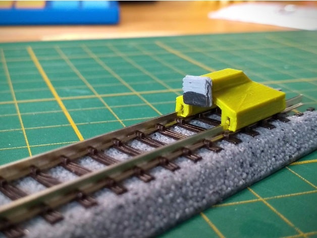 butoir heurtoir tampon echelle Infrastructure modèle chemin fer modelisme ferroviaire échelle train electrique 3D print model - Mito3D