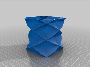 angepasst Quadrat Vase Tasse di niko 3d print model - Mito3D
