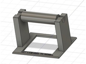 rollo thermal printer paper spindle holder 3d print model - Mito3D