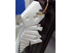 flexi rex porte clés 3d print model - Mito3D