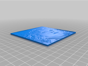 customized lithophane parametrized length thickness 3d print model - Mito3D