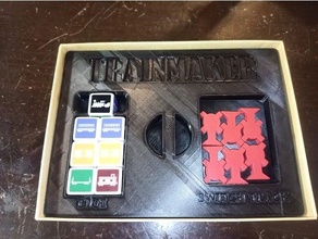 trainmaker dice game box insert 3d print model - Mito3D
