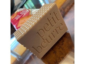petit manteiga cobrir bainha bolacha biscoito biscoitos 3d print model - Mito3D