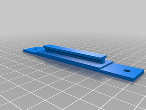 retráctil cinturón barrera pared plato uline puntal 3d print model - Mito3D
