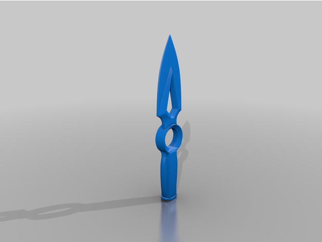 valoroso jett's coltello pugnale jett replica 3D print model - Mito3D