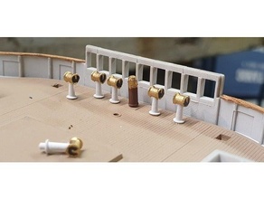 1 200 Titanic Brücke Instrumente 1200 Trompeter 3d print model - Mito3D