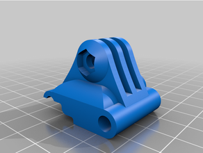catalyst machineworks banggod gopro finger mount 3d print model - Mito3D