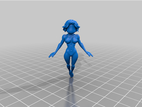 minyon femme Pierre Seron rekabet kız küçük Pierreeron 3d print model - Mito3D