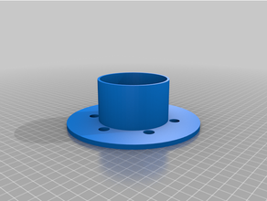 customized flange 3d print model - Mito3D
