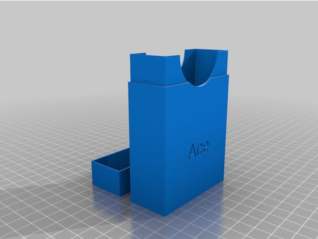 customized card box 3D print model - Mito3D