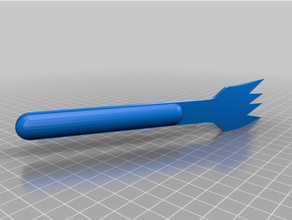 table fork 3d print model - Mito3D