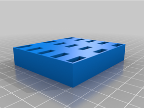customized usb storage box spacing parametric 3d print model - Mito3D