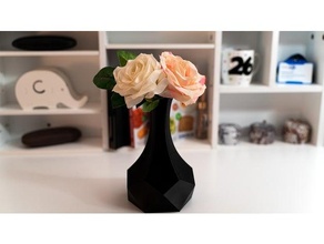 table vase 3dprintable creality diy ender 3 pro flower photography tabletop 3d print model - Mito3D