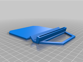 wide phone stand 3d print model - Mito3D
