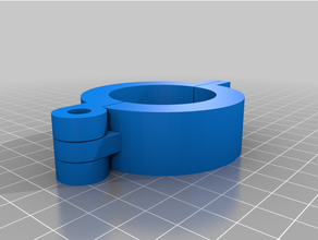 customized pipe clamp 20 3d print model - Mito3D