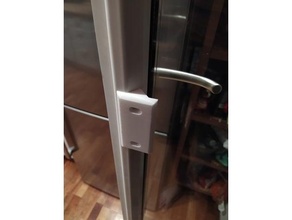 au engriff terassent door handle balcony doorhandle 3d print model - Mito3D