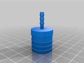 customized hose connector - 1 8 3 4 3d print model - Mito3D