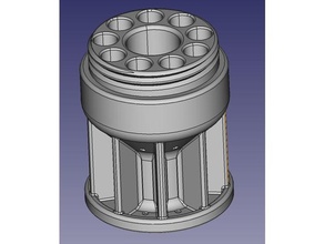 hassas mini Tornavida depolama durum kılıf kapak Kulp destek araç 3d print model - Mito3D