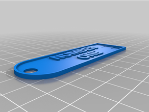 number tag customized 3d print model - Mito3D