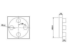 lego mindstorms press fit adapter sldprt f3d step drawing motor solidworks 3d print model - Mito3D