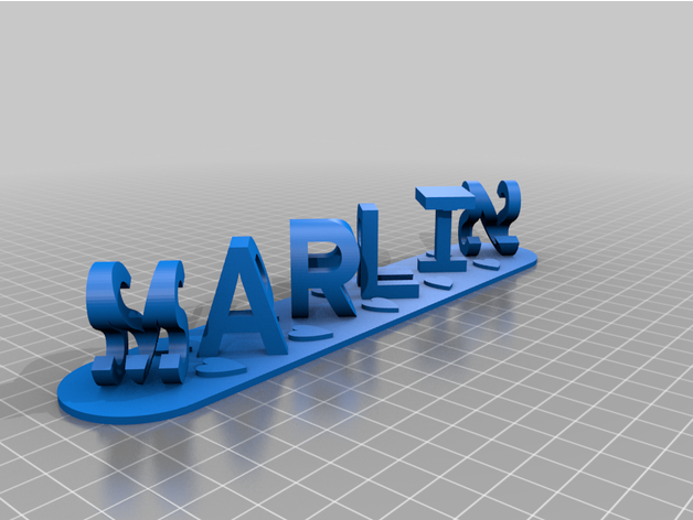 marin customized 3D print model - Mito3D