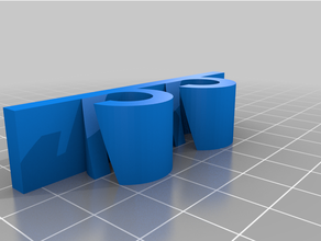 cabo organizador suporte tabela parede 3d print model - Mito3D