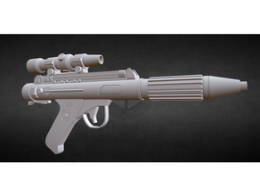 dh 17 blaster Alto detalhes importar sketchfab poli Guerra Estrelas Estrela guerras 3d print model - Mito3D