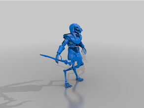 anubis squelette aos tombeau rois tm 3d print model - Mito3D