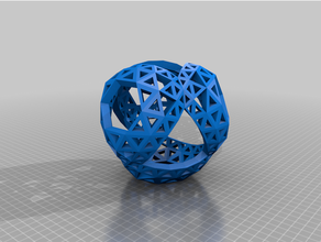 convextetrahedral12v p50 p55 p60 p65 p70 p75 p80 5 16 17 26 27 36 82 83 92 101 102 103 convex geodesic tetrahedral 3d print model - Mito3D