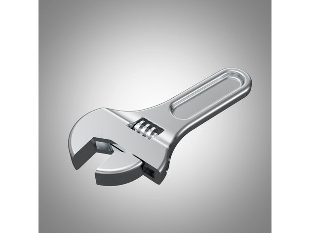ajustável chave inglesa 3D print model - Mito3D