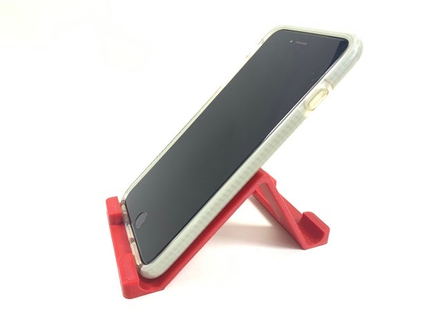 universale dual angolo 60 45 mobile dispositivo In piedi ipad i phone 3D print model - Mito3D