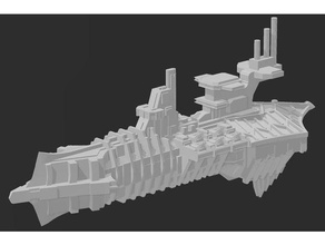 siluria class ligero crucero flota batalla gótico bfg 3d print model - Mito3D