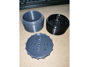 grinder v1 crusher herb herbs weed whacker 3d print model - Mito3D