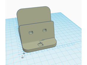 iPhone se 5 minimal Dock Fall Mantel Apfel Logo 3d print model - Mito3D