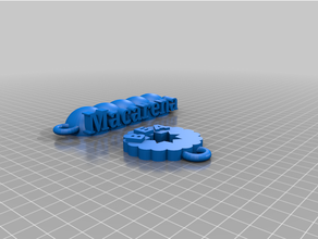 Llavero Macarena 3d print model - Mito3D