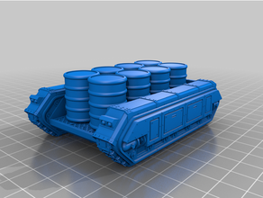 imperial military powered trailers 30k 40k tiny whoop trailer warhammer 3d print model - Mito3D