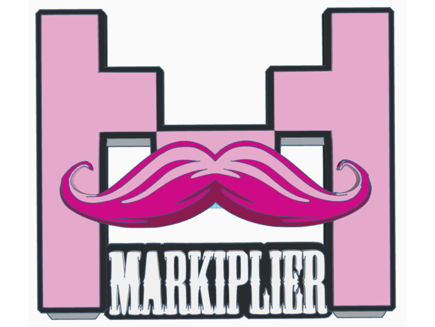 markiplier logo hd 3D print model - Mito3D